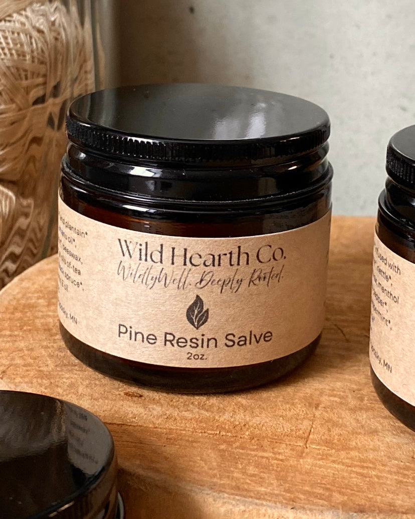 Organic Pine Resin Salve – WildFlower Farm